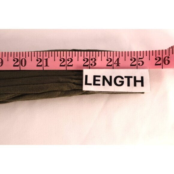 Ribbed Olive Green Zip-Angle Sweater M By INC International Concepts Size Medium - Picture 13 of 13